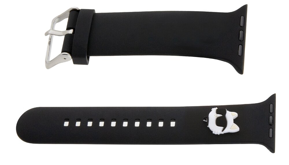 Pasek KARL LAGERFELD 3D Rubber material komfort