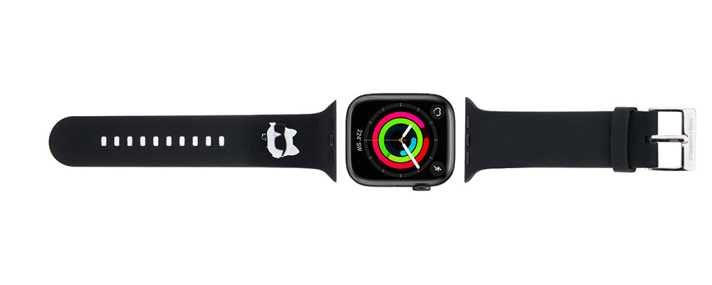 Pasek KARL LAGERFELD 3D Rubber sredica zegarek koperty