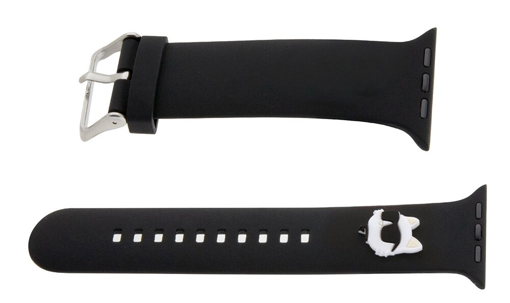 Pasek KARL LAGERFELD 3D Rubber material komfort