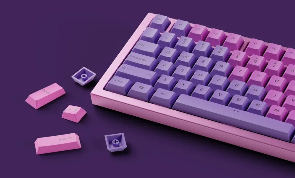 Klawisze GLORIOUS GPBT Nebula wygląd opis