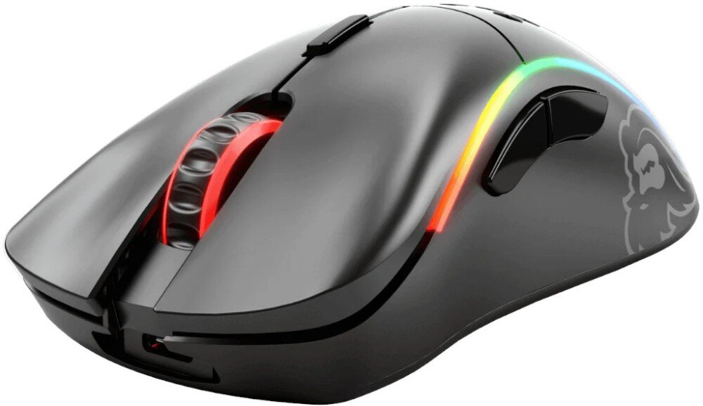 Mysz GLORIOUS Model D Czarny łączność odbiornik akumulator czas działania ładowanie