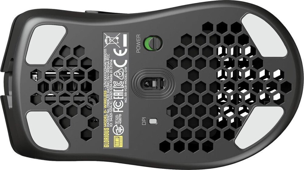 Mysz GLORIOUS Model D- Wireless Czarny czujnik rozdzielczość śledzenie odświeżanie