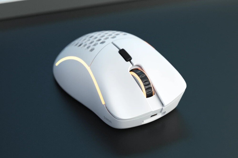 Mysz GLORIOUS Model D- Biały zastosowanie opis
