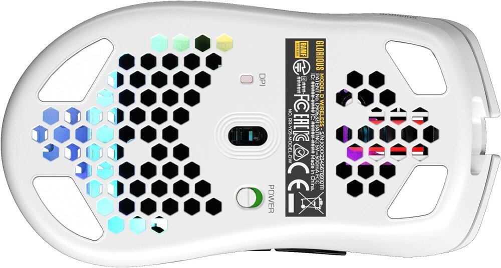 Mysz GLORIOUS Model D- Biały czujnik rozdzielczość śledzenie odświeżanie
