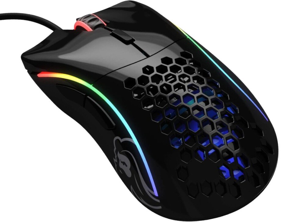 Mysz GLORIOUS Model D Czarny czułość sensor precyzja tryby podświetlenie