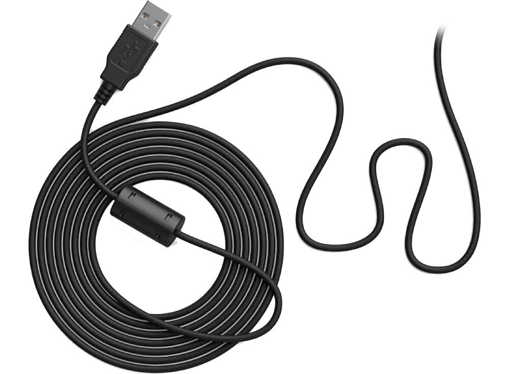Mysz GLORIOUS Model D Czarny podłączenie kabel długość