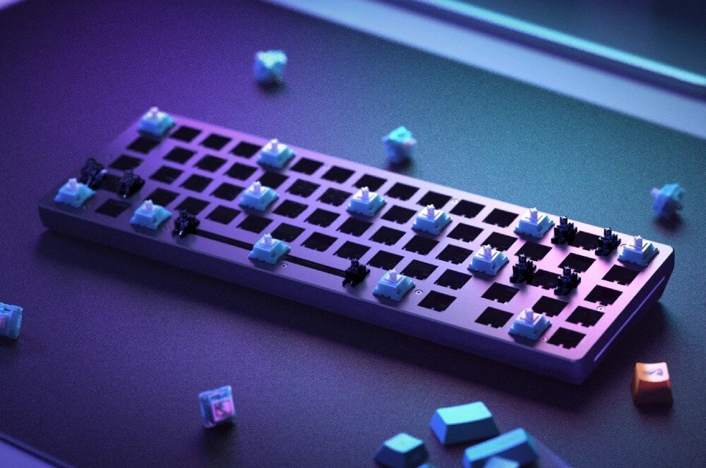 Klawiatura GLORIOUS PC GMMK 2 Compact Czarny konstrukcja obudowa materiał wytłumienie wibracje