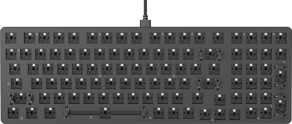 Klawiatura GLORIOUS GMMK 2 Barebones Full Size Czarny wielkość klawisze format makra skróty