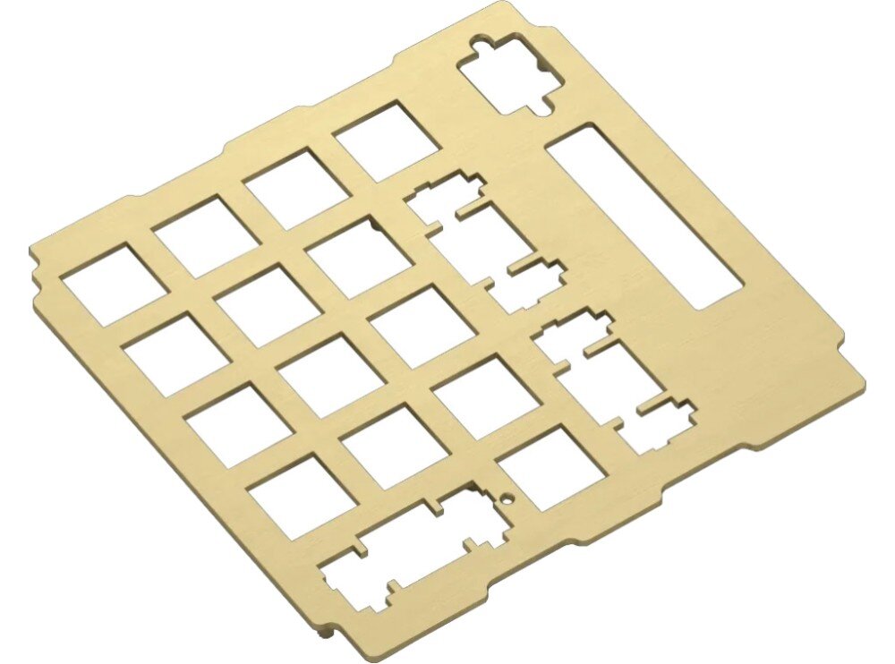 Płytka GLORIOUS PC GMMK Brass przeznaczenie cechy kolor materiał