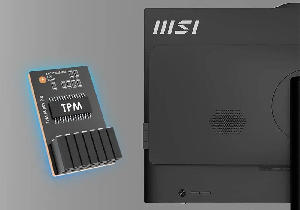 Komputer MSI Pro AP272P 14M-496EU 27 IPS i5-14400 16GB RAM 512GB SSD Windows 11 Professional bezpieczeństwo szyfrowanie zabezpieczenie