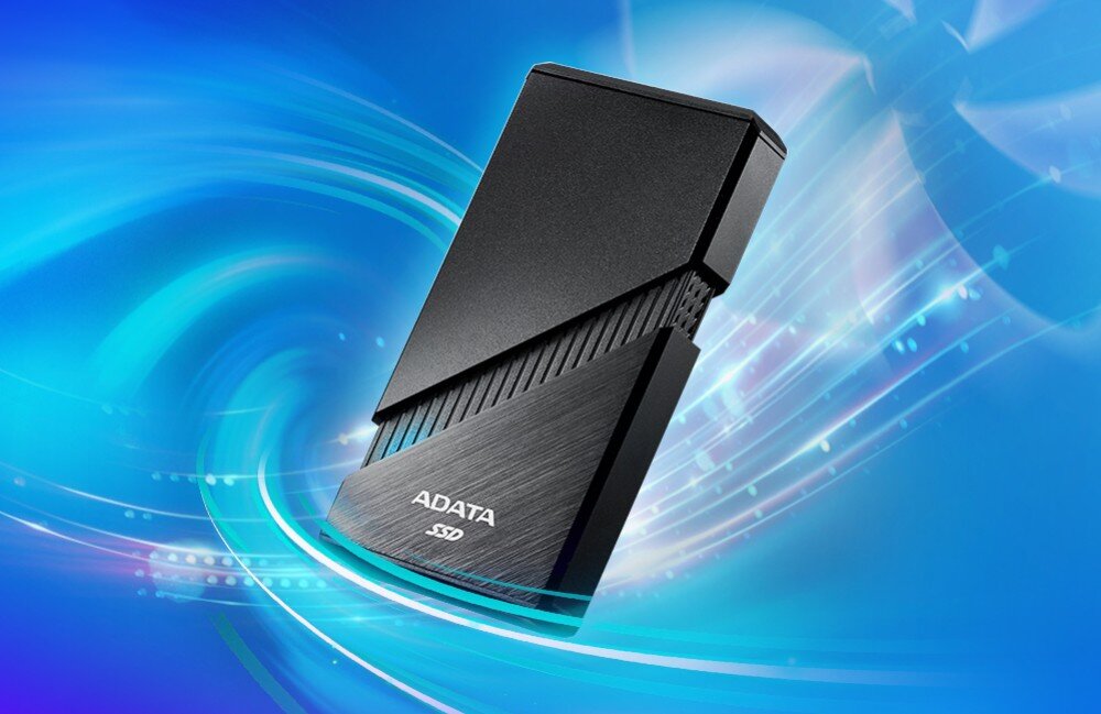 Dysk ADATA External SE920 1TB SSD Czarny Czarny opis