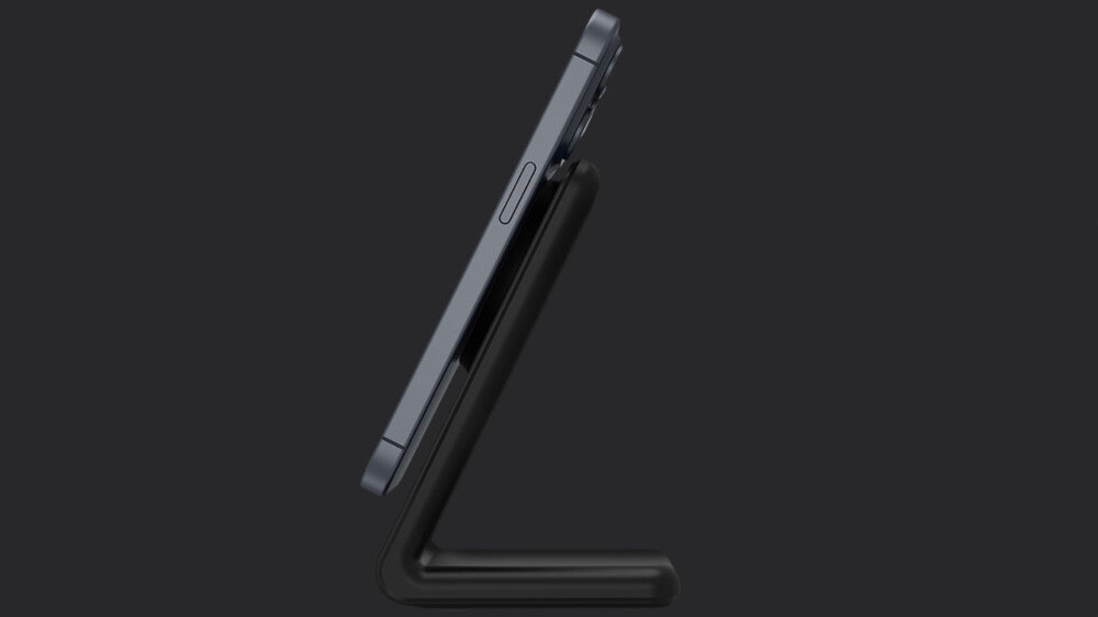 Ładowarka indukcyjna CRONG MagSpot Stand 2w1 MagSafe 15W - wygoda