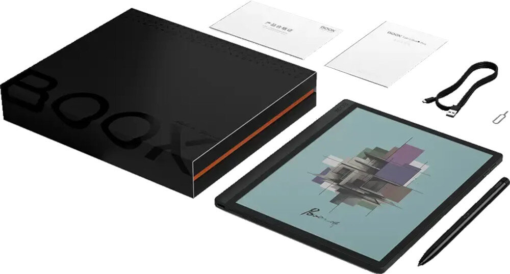 Czytnik e-booków ONYX Boox Tab Ultra C Pro Zielony zestaw akcesoria