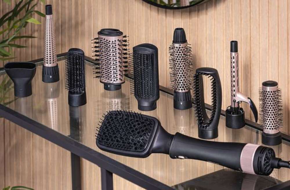 Suszarko-lokówka CECOTEC Bamba CeramicCare 10w1 Styler 30 mm 1000 W wygląd design prezentacja wizualizacja Wszechstronna stylizacja włosów