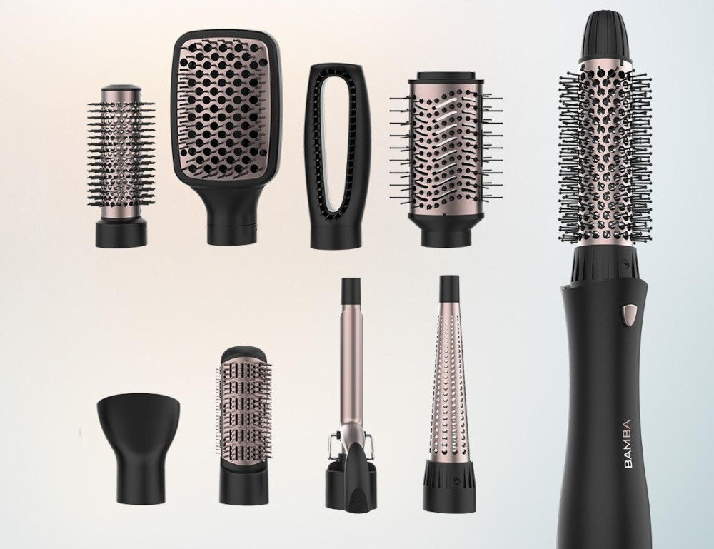 Suszarko-lokówka CECOTEC Bamba CeramicCare 10w1 Styler 30 mm 1000 W  zestaw akcesoria komplet wyposażenie