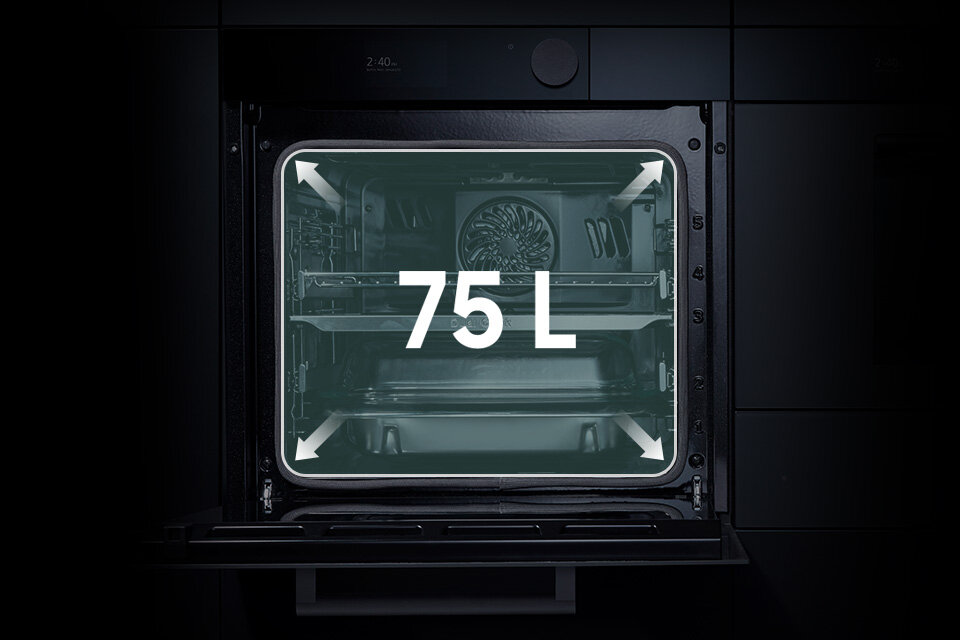 Jeden piekarnik, wiele możliwości - pojemność 75 l Jeden piekarnik, wiele możliwości - pojemność 75 l: Samsung