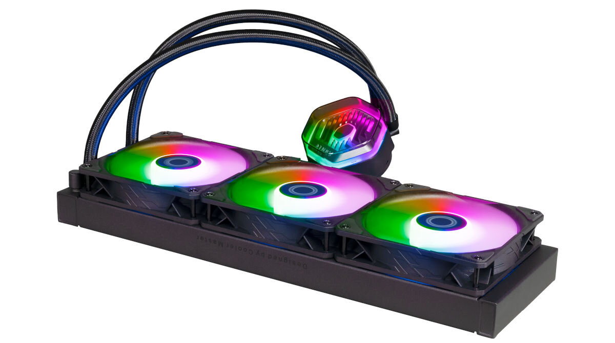 Chłodzenie wodne COOLER MASTER MasterLiquid 360 Atmos dwa wentylatory SickleFlow Edge ARGB 120mm