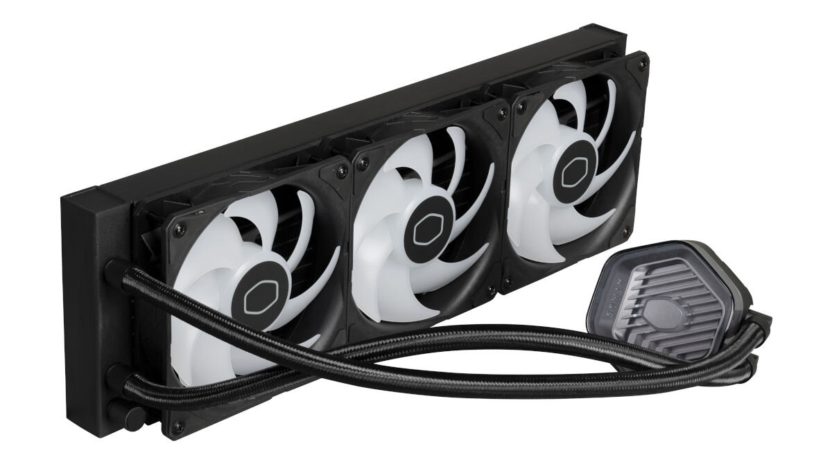 Chłodzenie wodne COOLER MASTER MasterLiquid 360 Atmos preinstalowane wentylatory prosta instalacja