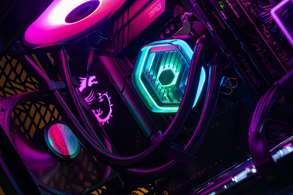 Chłodzenie wodne COOLER MASTER MasterLiquid 240 Atmos ARGB podwójna pompa