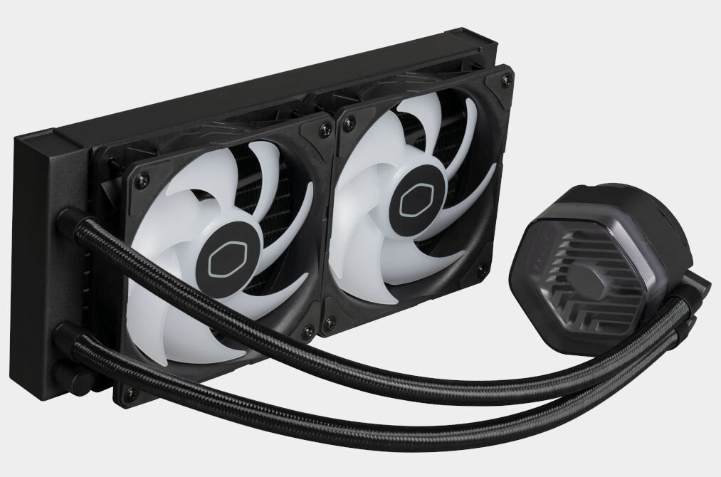 Chłodzenie wodne COOLER MASTER MasterLiquid 240 Atmos ARGB preinstalowane wentylatory prosta instalacja