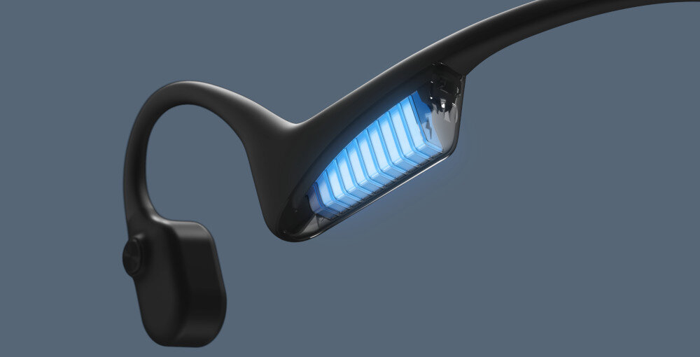 Słuchawki AFTERSHOKZ OpenComm2 UC USB-C bateria wytrzymalosc czas pracy funkcja szybkie ladowanie
