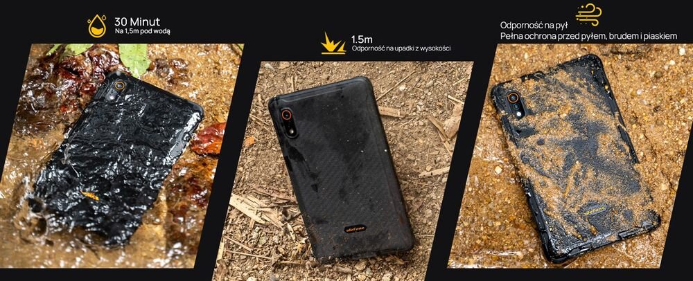 Tablet ULEFONE Armor Pad Lite — IP68 IP69K MIL-STD-810H, odporność na wodę, pył i upadki 1,5 m