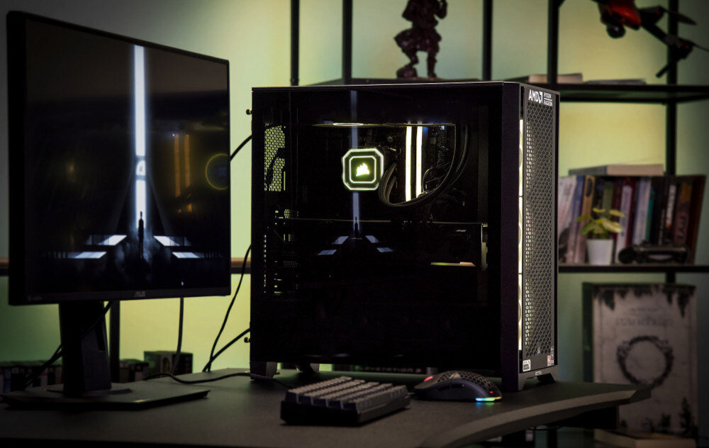 Komputer ACTINA iCUE i7-14700KF 32GB RAM 2TB SSD GeForce RTX4070Ti Windows 11 Home zalety cechy opis podzespoły