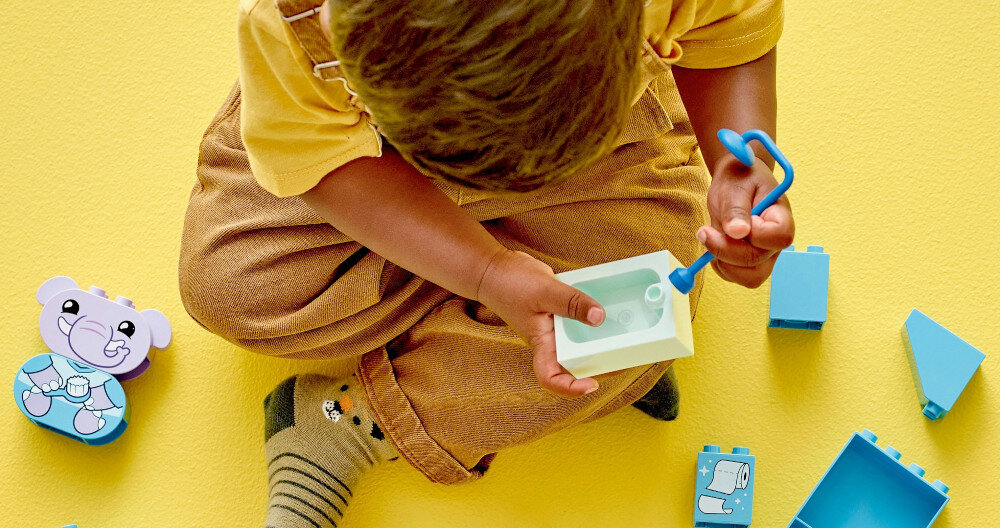 KLOCKI LEGO DUPLO CODZIENNE CZYNNOŚCI— KĄPIEL 10413 zestaw zabawa