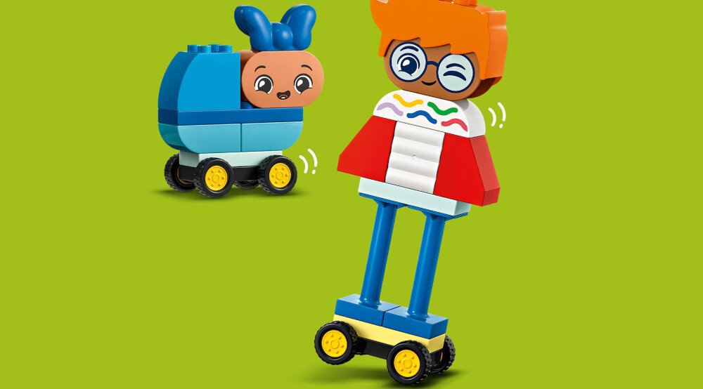 KLOCKI LEGO DUPLO LUDZIKI Z EMOCJAMI 10423 kółka