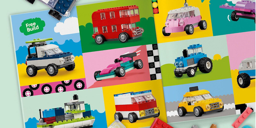 KLOCKI LEGO CLASSIC KREATYWNE POJAZDY 11036 własne projekty