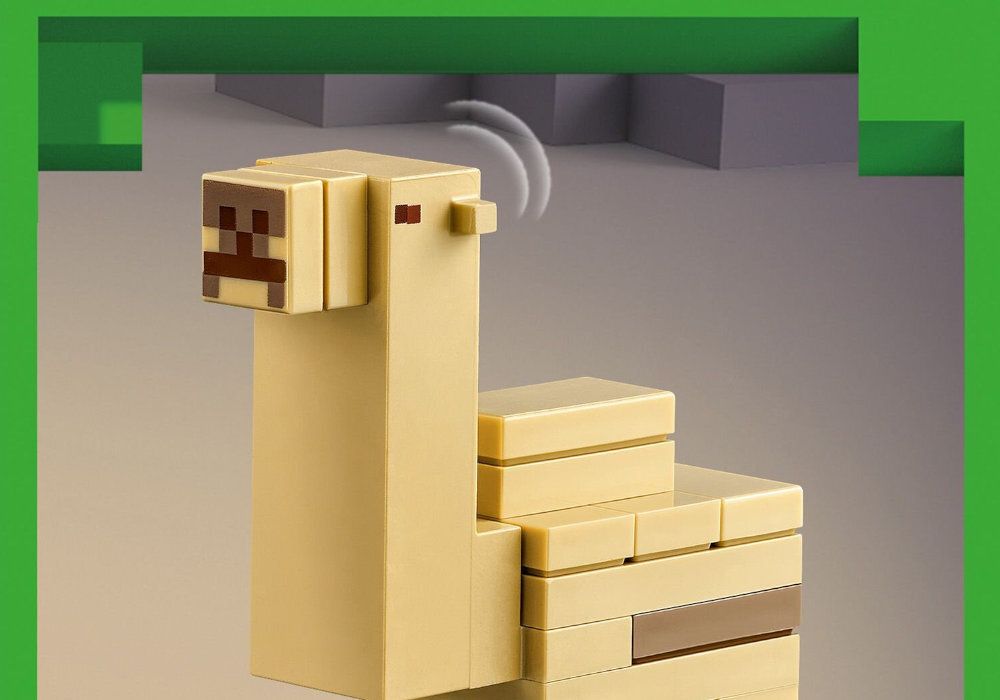 LEGO 21251 Minecraft Pustynna wyprawa Steve'a zabawa edukacja rozwój wyposażenie kreatywność