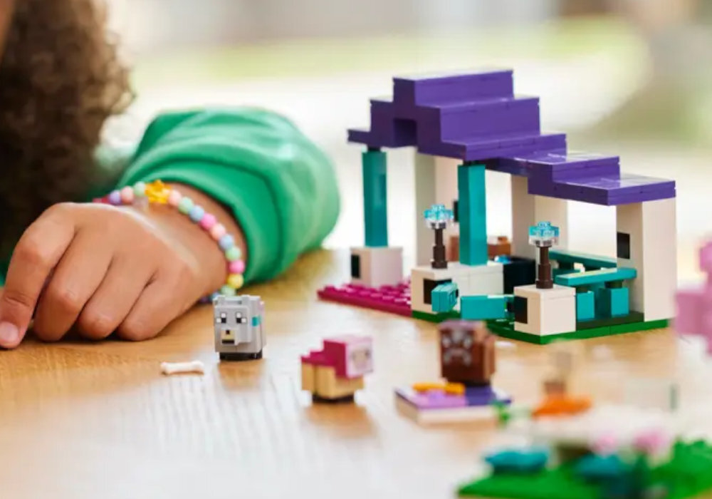 LEGO 21253 Minecraft Rezerwat zwierząt zabawa edukacja rozwój wyposażenie kreatywność