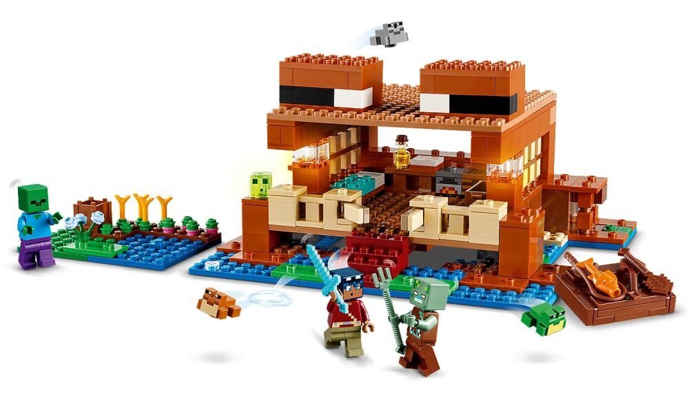 LEGO 21256 Minecraft Żabi domek klocki elementy zabawa łączenie figurki akcesoria figurka zestaw