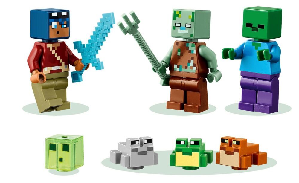 LEGO 21256 Minecraft Żabi domek klocki elementy zabawa łączenie figurki akcesoria figurka zestaw