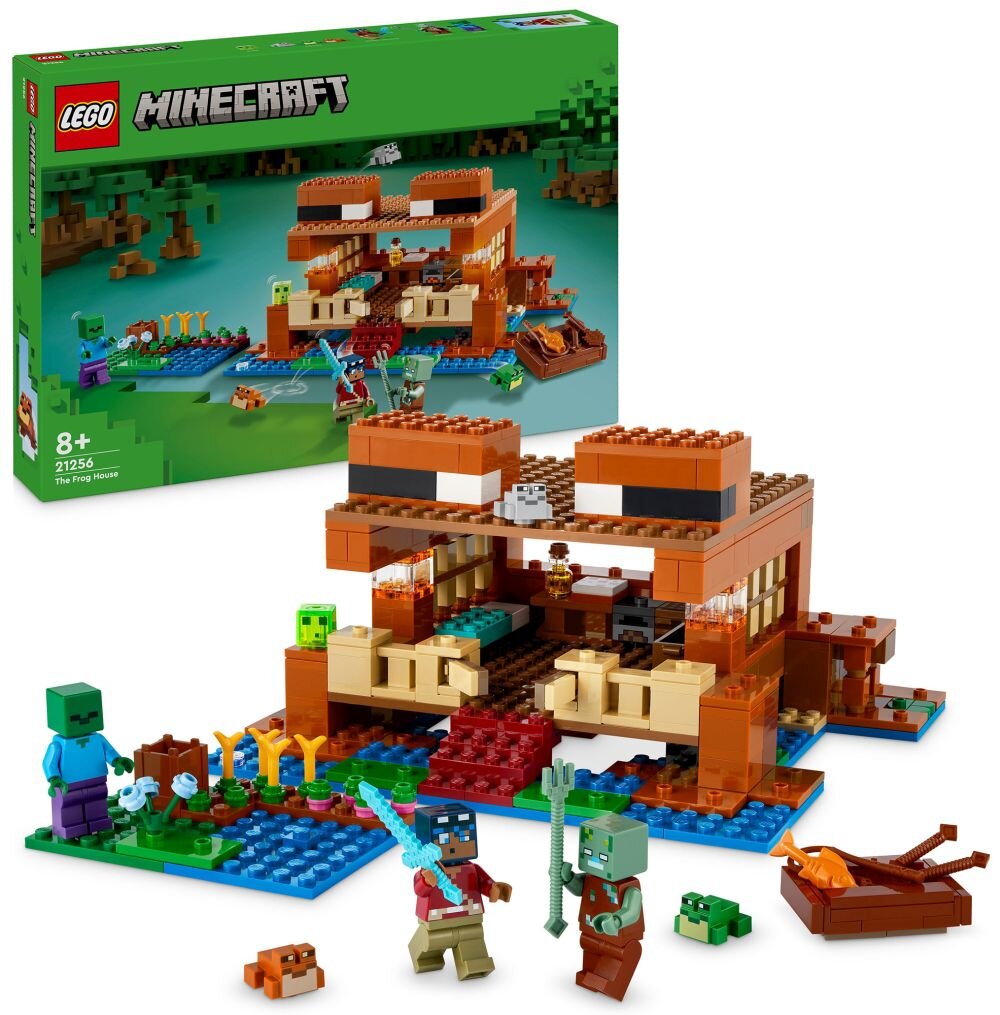 LEGO 21256 Minecraft Żabi domek klocki elementy zabawa łączenie figurki akcesoria figurka zestaw