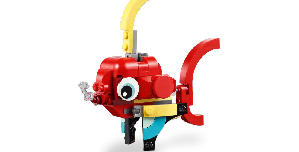 KLOCKI LEGO CREATOR 3IN1 CZERWONY SMOK 31145 rybka