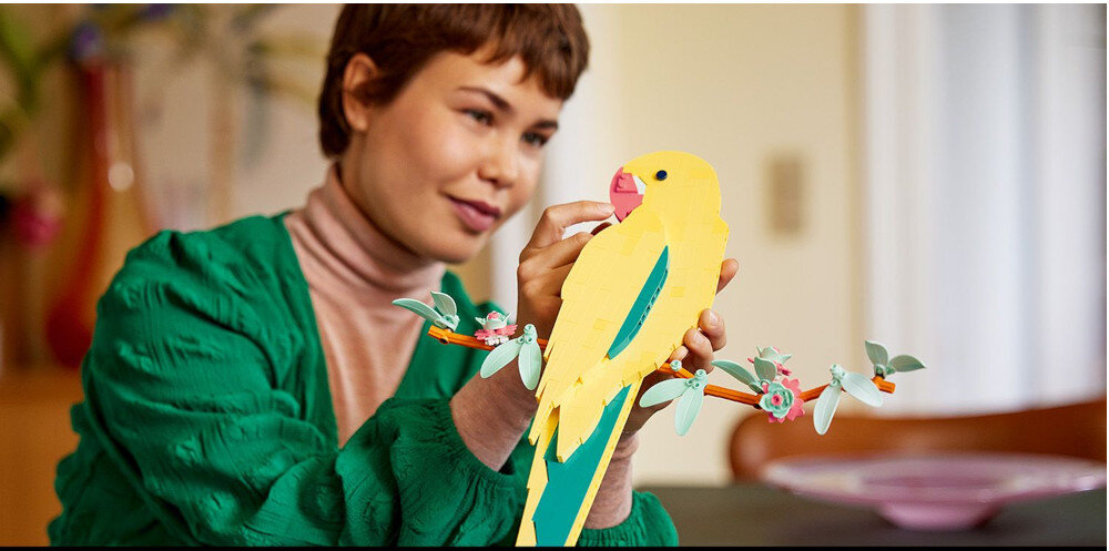 KLOCKI LEGO ART KOLEKCJA ZWIERZĄT - PAPUGI ARY 31211 wspólna zabawa dwie instrukcje