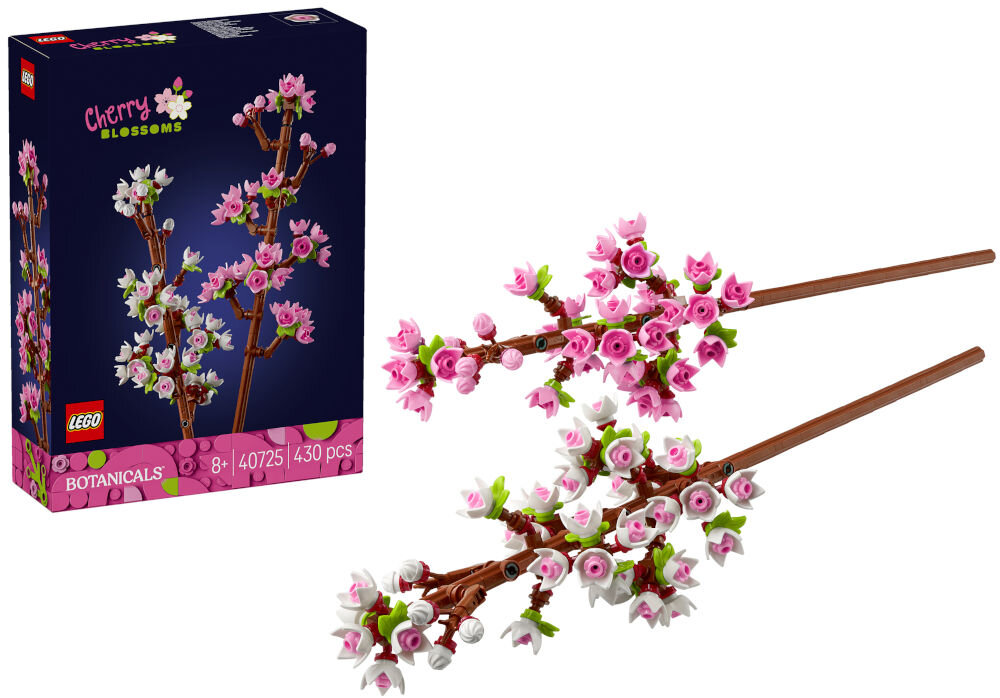 KLOCKI LEGO KWIATY WIŚNI 40725 zestaw elementy dokumentacja