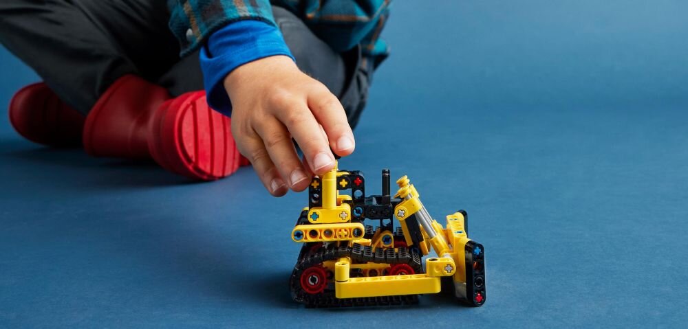 LEGO 42163 Technic Buldożer do zadań specjalnych klocki elementy zabawa łączenie figurki akcesoria figurka zestaw