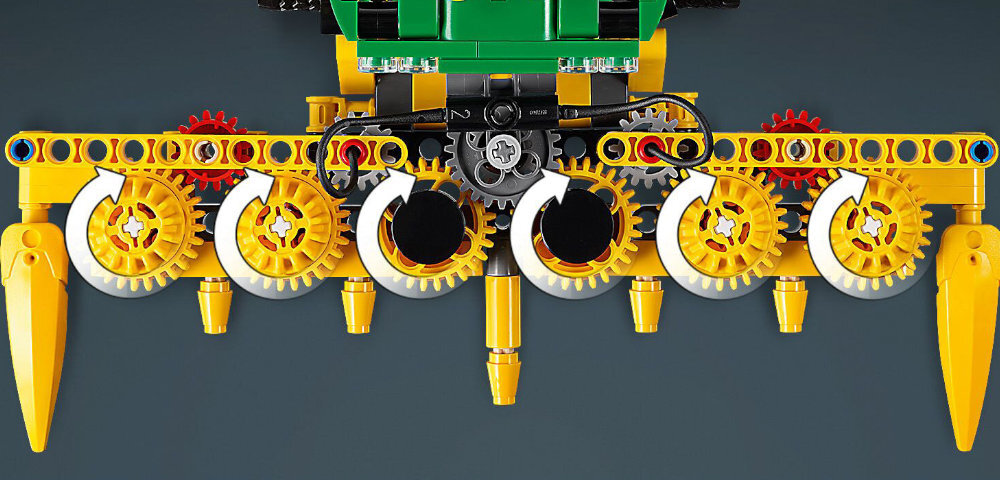 LEGO 42168 Technic John Deere 9700 Forage Harvester zabawa edukacja rozwój wyposażenie kreatywność
