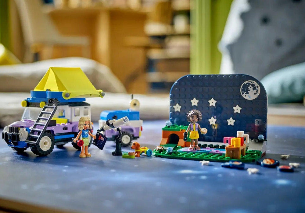 LEGO 42603 Friends Kamper z mobilnym obserwatorium gwiazd zabawa edukacja rozwój wyposażenie kreatywność