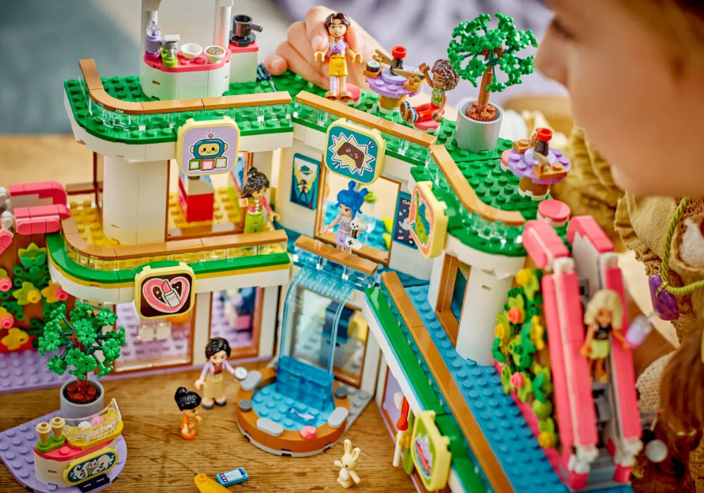 LEGO 42604 Friends Centrum handlowe w Heartlake City zabawa edukacja rozwój wyposażenie kreatywność