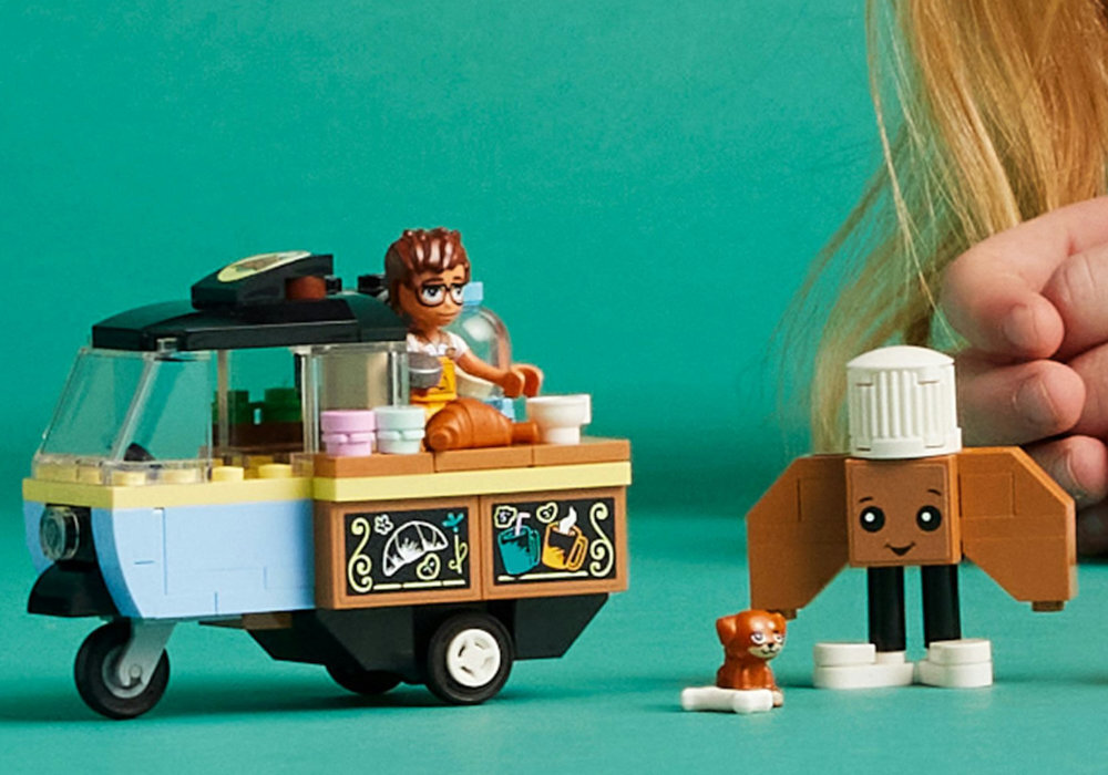 LEGO 42606 Friends Mobilna piekarnia zabawa edukacja rozwój wyposażenie kreatywność