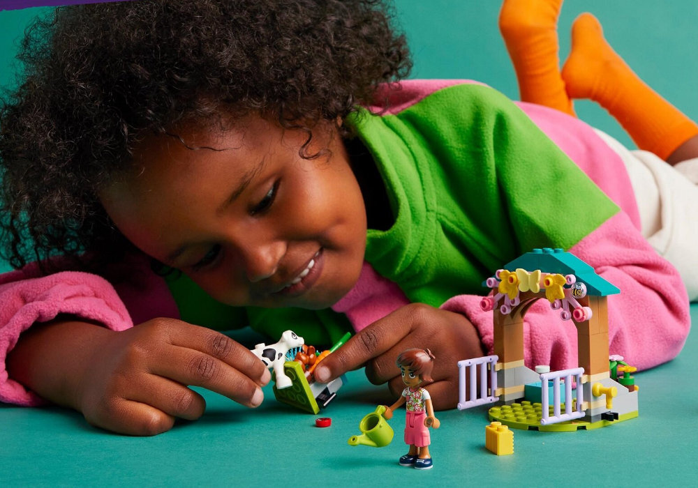 LEGO 42607 Friends Szopa cielątka Autumn zabawa edukacja rozwój wyposażenie kreatywność