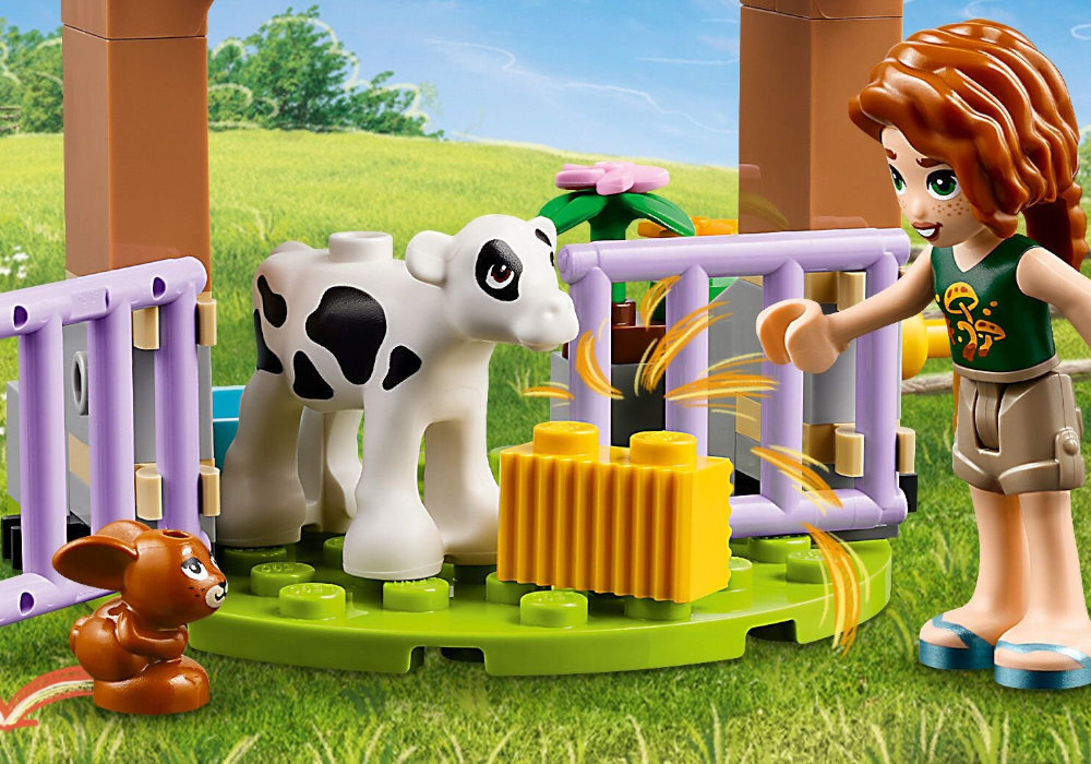 LEGO 42607 Friends Szopa cielątka Autumn zabawa edukacja rozwój wyposażenie kreatywność