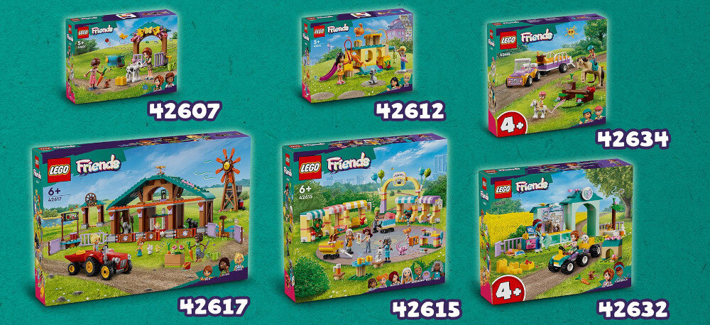 KLOCKI LEGO FRIENDS PRZYGODA NA KOCIM PLACU ZABAW 42612 zestawy łączenie