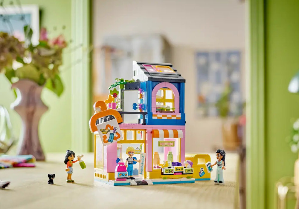 LEGO 42614 Friends Sklep z używaną odzieżą zabawa edukacja rozwój wyposażenie kreatywność