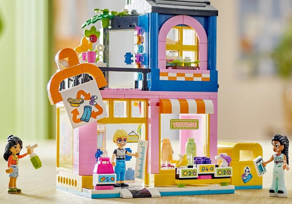LEGO 42614 Friends Sklep z używaną odzieżą zabawa edukacja rozwój wyposażenie kreatywność