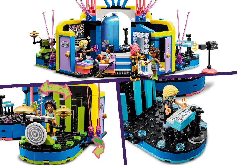 LEGO 42616 Friends Pokaz talentów muzycznych w Heartlake zabawa edukacja rozwój wyposażenie kreatywność