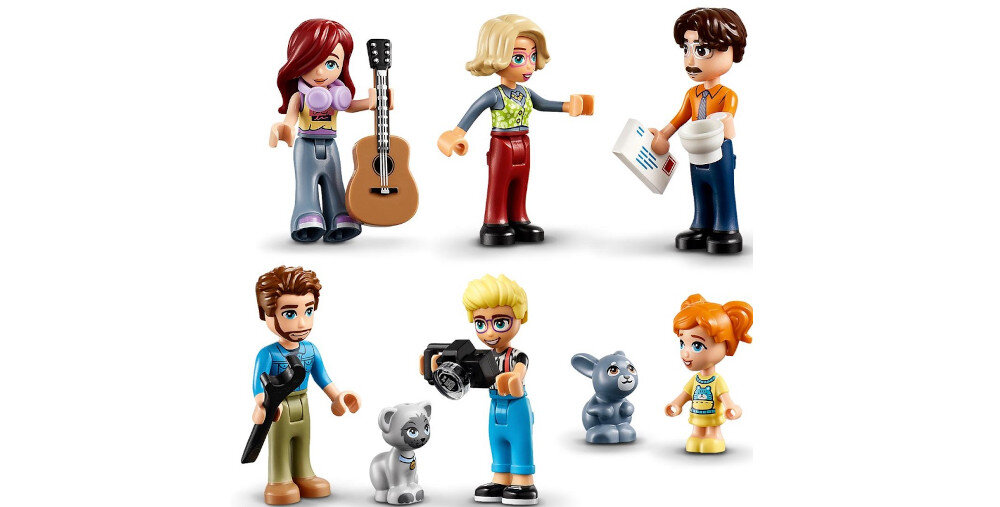 LEGO 42620 Friends Dom rodzinny Olly'ego i Paisley zabawa edukacja rozwój wyposażenie kreatywność